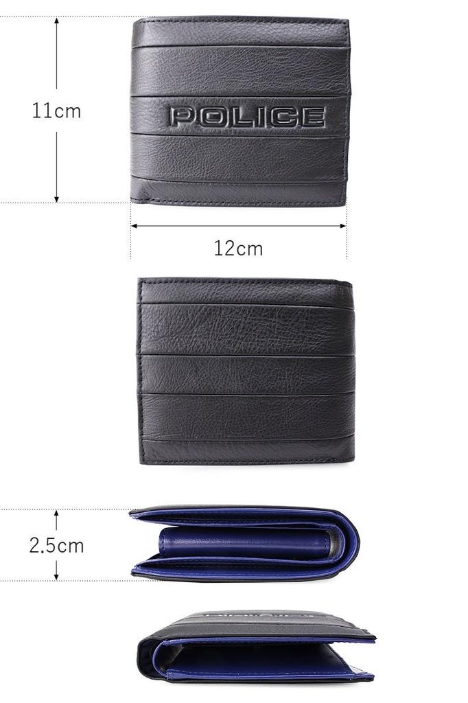 Police Bicolore Bifold Wallet PA-59901 (Navy)