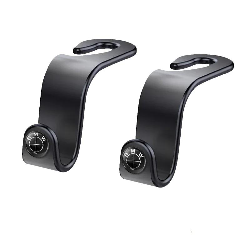 Car Sticker Car Seat Headrest Hook Auto Back Seat Storage Organizer Hanger For BMW M 50th E46 E90 E49 F30 F80 E36 E46 E93 E92 F3