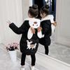 Mädchen Baumwollgepolsterte Kleidung Mode Bestickte Kinder Winter Verdickte Große Pelzjacke