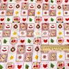 100% Cotton Digital Print Christmas Little Panda Fabric for Clothing and DIY