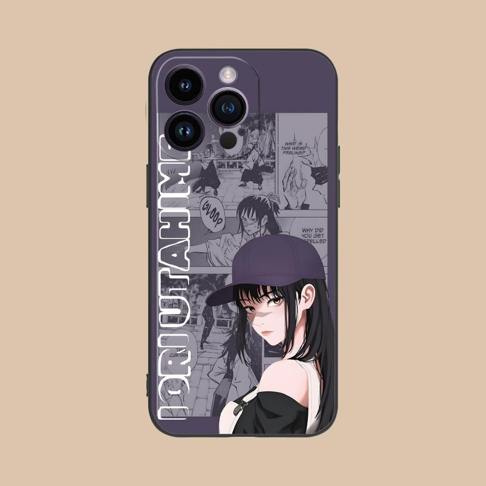 JJK Utahime Iori Printed Phone Case for iPhone 17 16 15 14 13 12 11 X XR XS 8 7 Air Pro Max Plus Mini Soft TPU Shockproof Cover