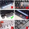 Keycap Set Side Engraved Gradient Color 134 Keys Pbt Double Sided Printed Shiny Backlit Keycaps For Mechanical Keyboards