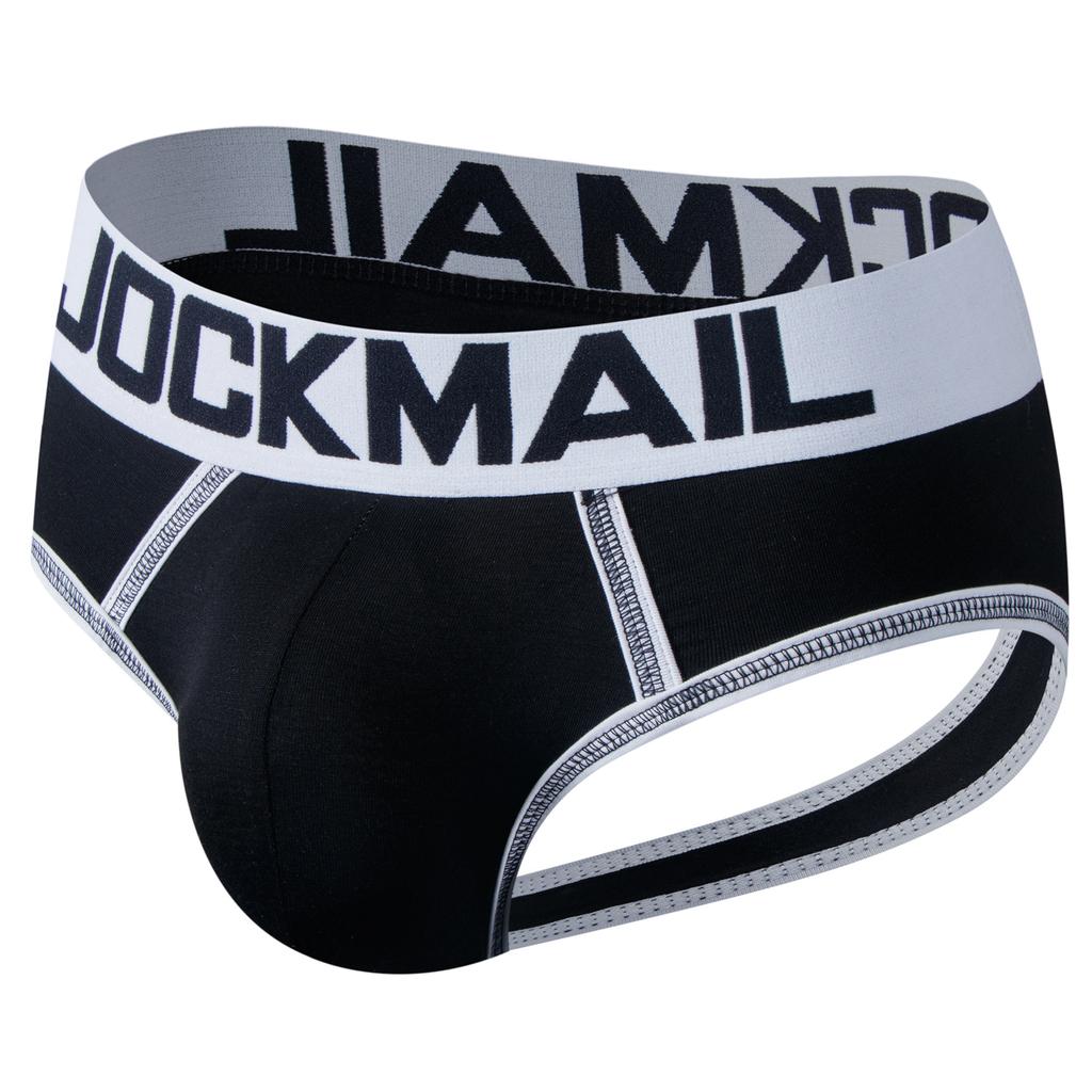 Briefs JOCKMAIL Modal Material Is Soft Breathable Hipless Low Waist Sports Daily Leisure Open Back Men's Underwear