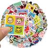 60Pcs Japanese Anime Kawaii Osamu Graffiti Sticker Cute Aesthetic Decal For Bottle Car Notebook Bicycle Diary Sticker Kid Toy