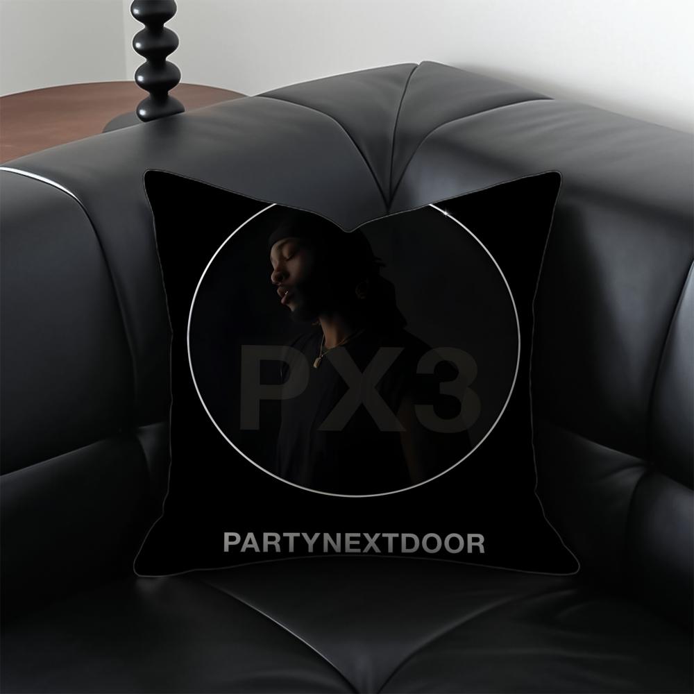 PPartynextdoor Rapper Album Cover Cushion Cover Pillow Case Antidustmite Invisible Zipper Silky Plush Cushion
