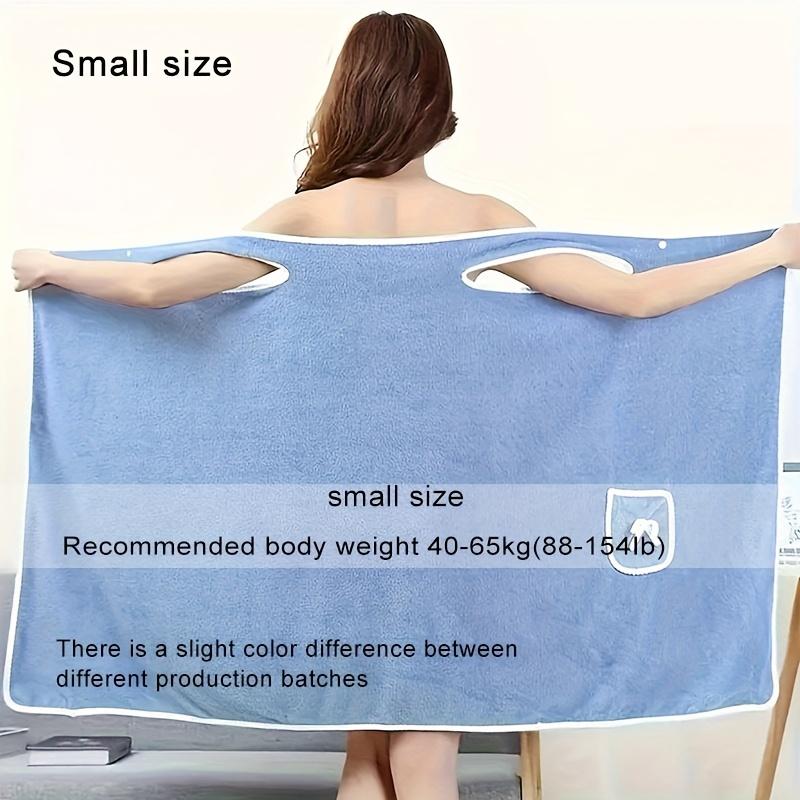 

1PC This bath towel skirt has pockets and bows. It is quick-drying, soft and comfortable, and can easily wrap around the bath towel. 80x135cm синій