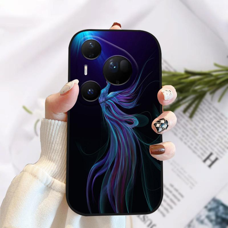 Phone Case For Huawei Pura 80 Ultra Pretty Stylish Painting Soft TPU Silicone Shockproof Cover For Huawei Pura80Ultra Fundas
