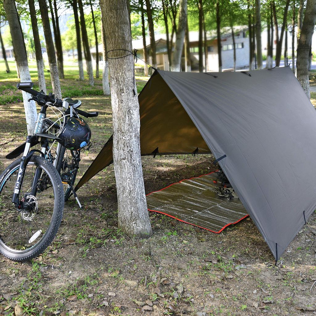 KALINCO Waterproof Rectangular Camping Tarp UV Ultra Sun Light Heat Storage Case Outdoor Tarp, Tent, Protection, Lightweight, Shade, Protection,