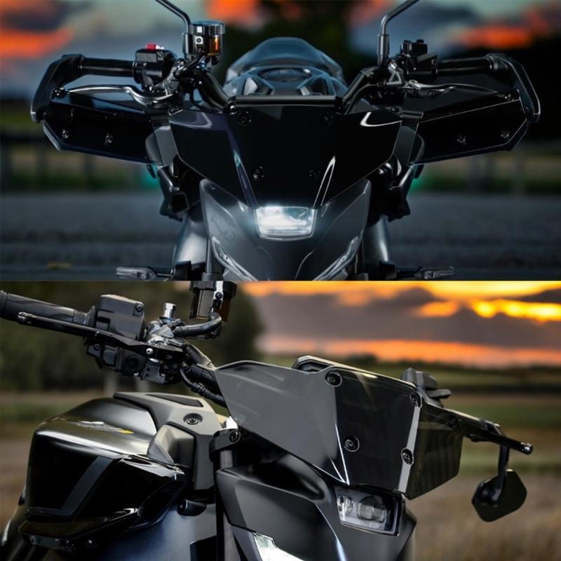 Motorcycle Front Wind Deflectors Wind Screen Deflectors Front Spoiler Windscreen Motorbike Accessory Fit for MT-09 2024
