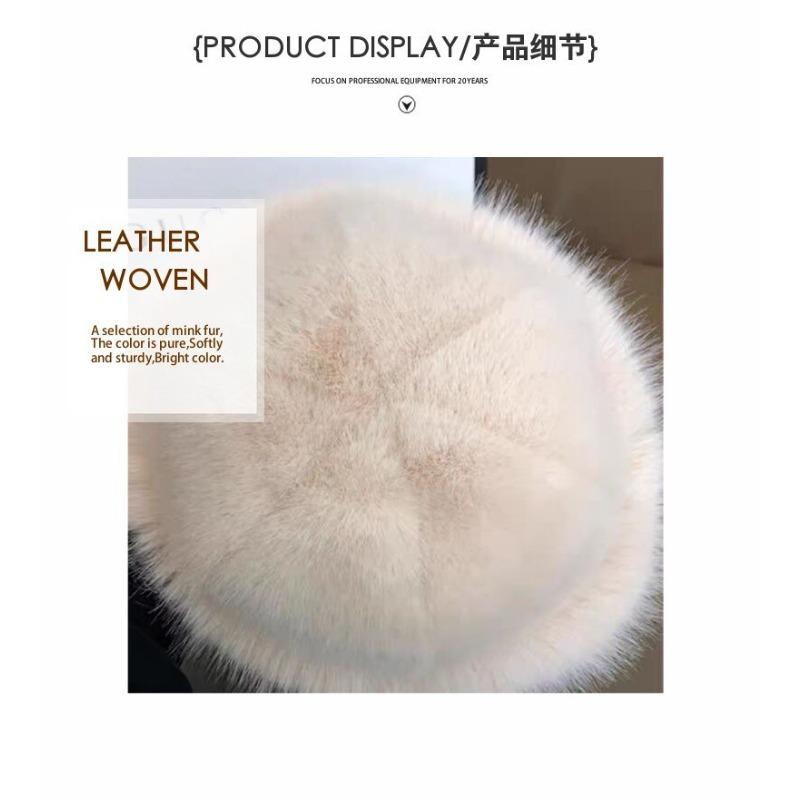 New Women's Plush Bucket Hat - Warm Winter Fisherman Hat with Fluffy Lining, Christmas Gift Panama Cap for Cold Weather