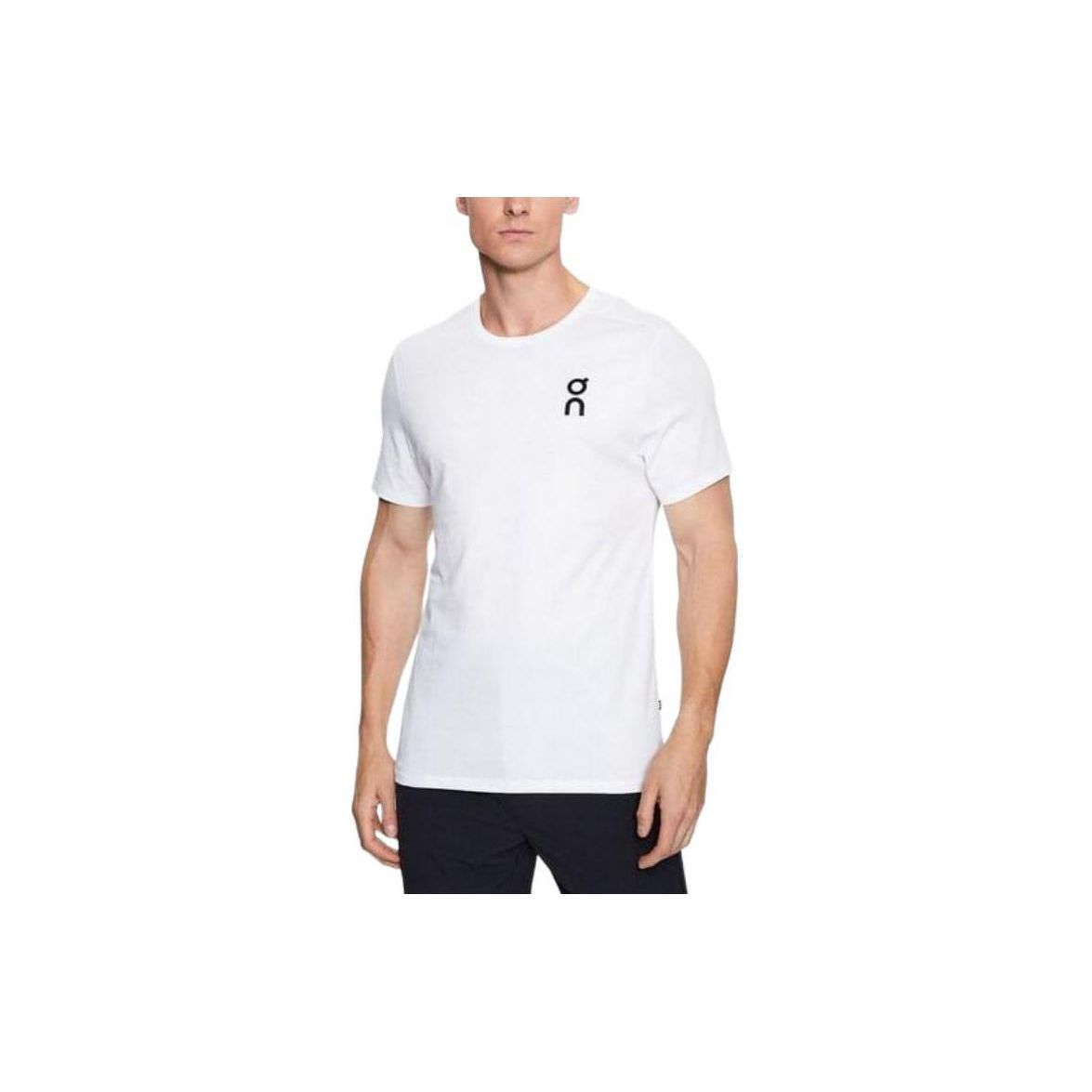 

Футболка с коротким рукавом и круглым вырезом с принтом логотипа On Frt, мужская белая 1MD10540069 M