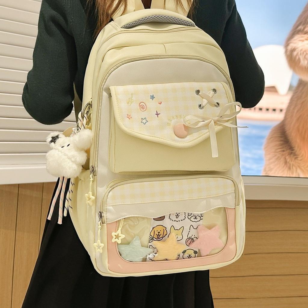 Schoolbag Japanese College Style Schoolbag Junior High School Girls High Value Niche Light Primary School Students Backpack Large Capacity Backpack