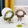 Herbst und Winter Baby Spitzenwollmütze Mädchen Baby Fischerhut Kleinkind Süße Prinzessin Ohrenmütze Winter