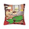 Cartoon Babar The Elephant Pillow Cover  Graphic Cushion Cover Retro Trendy Pillow Case For Sofa Couch Bed Living Room