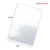 10Pcs Universal Transparent Pvc Protective Bag For Passport Pages Neutral/Unisex Daily Use Casual Travel