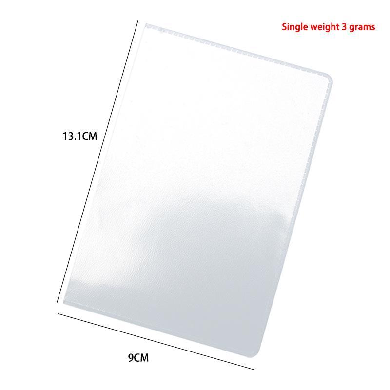 10Pcs Universal Transparent Pvc Protective Bag For Passport Pages Neutral/Unisex Daily Use Casual Travel