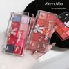 SweetMint 10-Color Lip Jelly Palette: Natural, Moisturizing, Non-Transfer Lipstick & Gloss