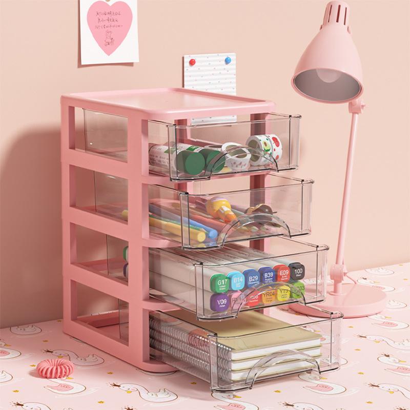 Multi-Layer Desktop Drawer Storage