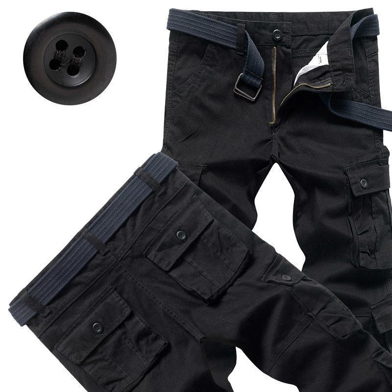 Fashion Camouflage Trousers Work Trousers Men's Drawstring Trousers Loose Large Size Casual Trousers Tide Multi-pocket Trousers Work Trousers