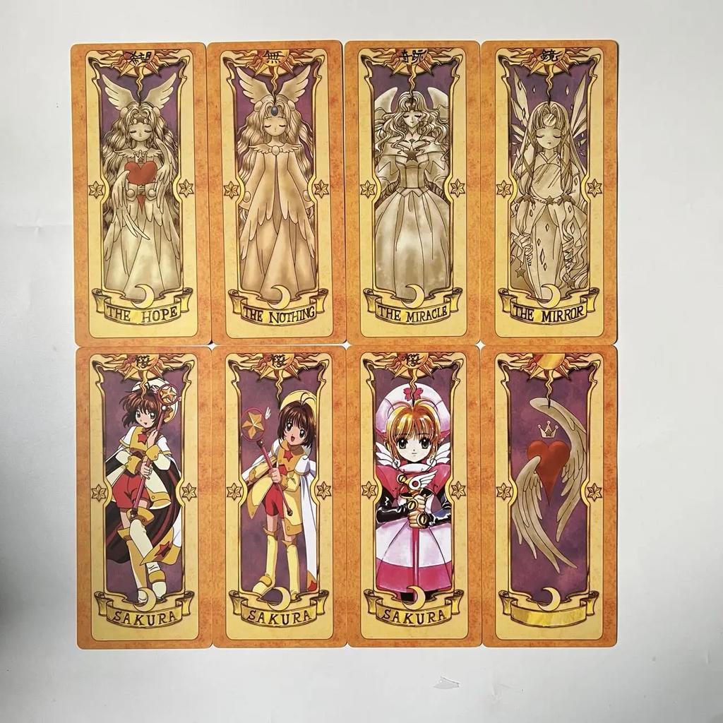 60Pcs/set Anime Captor Kinomoto Sakura Cosplay Tarot Card Board Game Props
