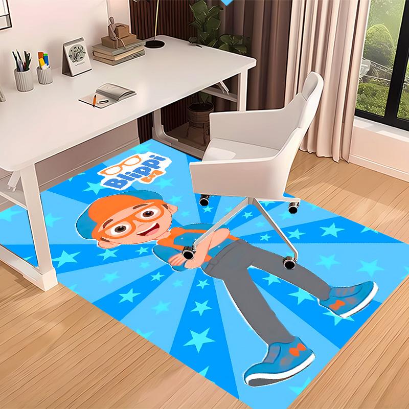 Blippi Printed Absorbent Washable Carpet, Non-Slip Bathroom Mats, Kitchen Rugs, Yoga Mat,Living Room Entrance, Camping Picnic Rugs