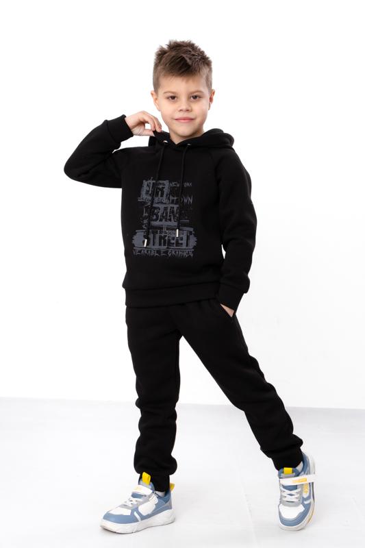 Warmer Jungen Kapuzenpullover Set – Strapazierfähige Baumwollmischung mit Brust- & Ärmeldruck Winter 6314-025-33-4 HC