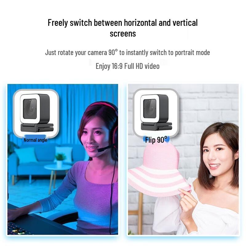 HIKVISION DS-U28 4K USB Webcam with Fill Light