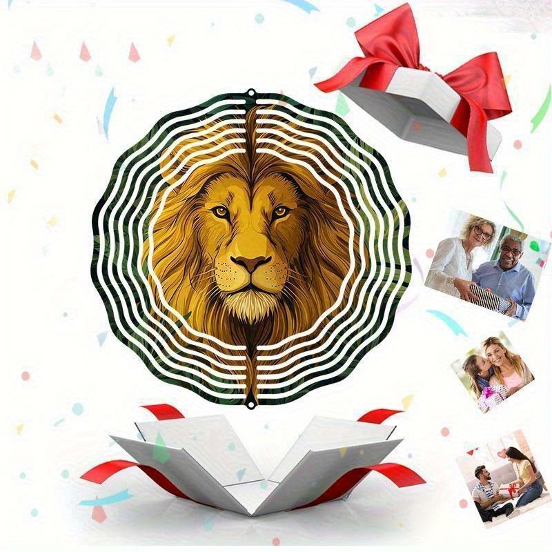 Balkon Bahçe Dekoru için 360 Derece Kancalı 10 İnç Asılı Rüzgar Gülü İlkbahar Yaz Dış Mekan Süsü