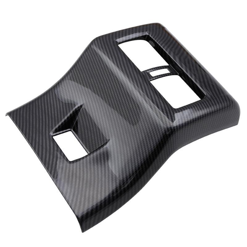 Für Toyota Camry 70 XV70 2018    2022 2023 ABS Carbon Auto Hinterer Luftauslass Lüftungsgitter Verkleidung Abdeckung Anti-Kick-Pad Zubehör