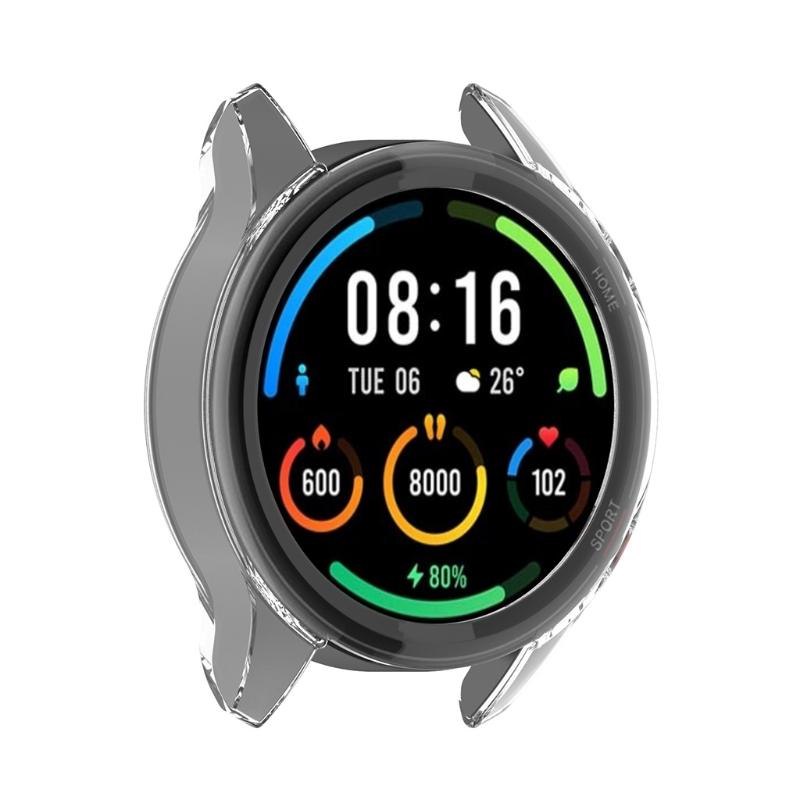 Protective for Case for  Mi Watch Color Sports Edition Scratch-Resistant Shockproof Frame Cover Wear Resistant for Shell