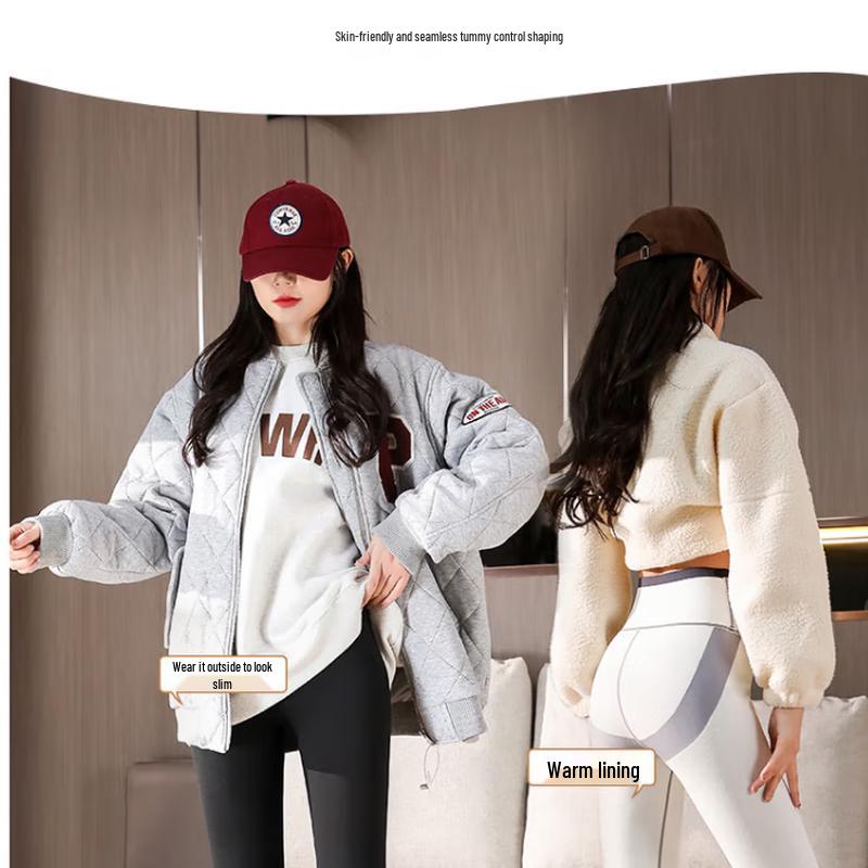 MaoRen Women's High-Waist Thermal Butt Lift Shark Pants HS1010