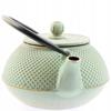 CAST IRON INFUSER, TEA TEAPOT, CUPS x4, WARMER SET