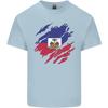 Torn Haiti Flag Haitian Day Football Unisexs Light Cotton TShirt