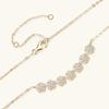 Moissanite Diamond Necklaces for Women, Dainty 14k Gold/925 Sterling Silver Choker Necklace Gold Plated Jewelry Trendy Gift