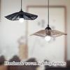 Handmade Rattan Woven Chandelier Lampshade Geometric Pendant Retro Lampshade Home, Restaurant, Hotel Decoration