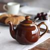 London Pottery Teekanne 2 Tassen 550ml Rockingham Braun Britische Marke Schwarztee