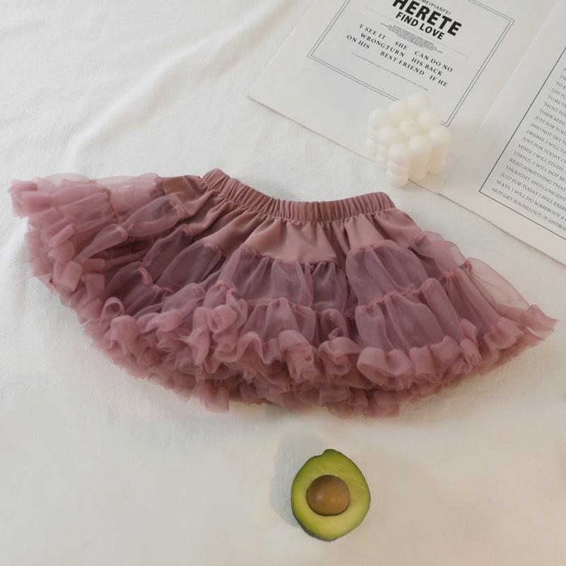Girls' Fairy Princess One-Piece Swimsuit with Ruffled Mesh Skirt