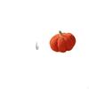 Penguin Pumpkin Resin Animal Statue Decorative Ornament Collectable Craft Cushion for Housewarming