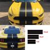 Für Ford Mustang Ecobosst Shelby GT Auto Motorhaube Dach Heck PVC Aufkleber Streifen Styling Vinyl Folie Dekor Aufkleber Set Auto Zubehör