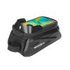 Waterproof Hard Shell Mountain Bike Top Tube Bag with Touch Screen Phone Holder
