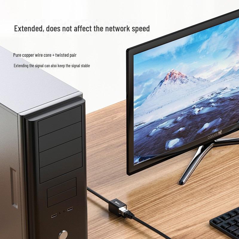 Biaz Gigabit RJ45 Network Extension Cable - Ethernet Port Extender