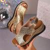 Fashion Women High Heels Sandals 2025 New Summer Beach Platform Wedge Sandals Female Fashion Outdoor Ladies Slides Sandalias Mujer