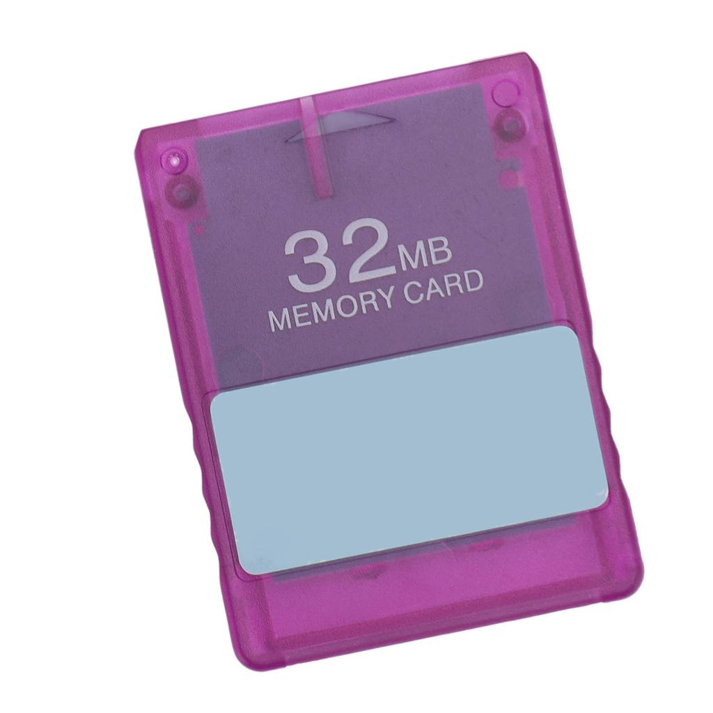 V1.953 Memory Card Professional OPL HD Loader Game Program Card for Game Console Accessories 32MB Transparent Purple