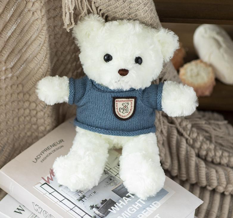 26-30Cm Kawaii Kanye Dropout Bear Teddy Bear Plush Toys Kanye West Graduation Soft Stuffed Home Room Decor Birthday Gift