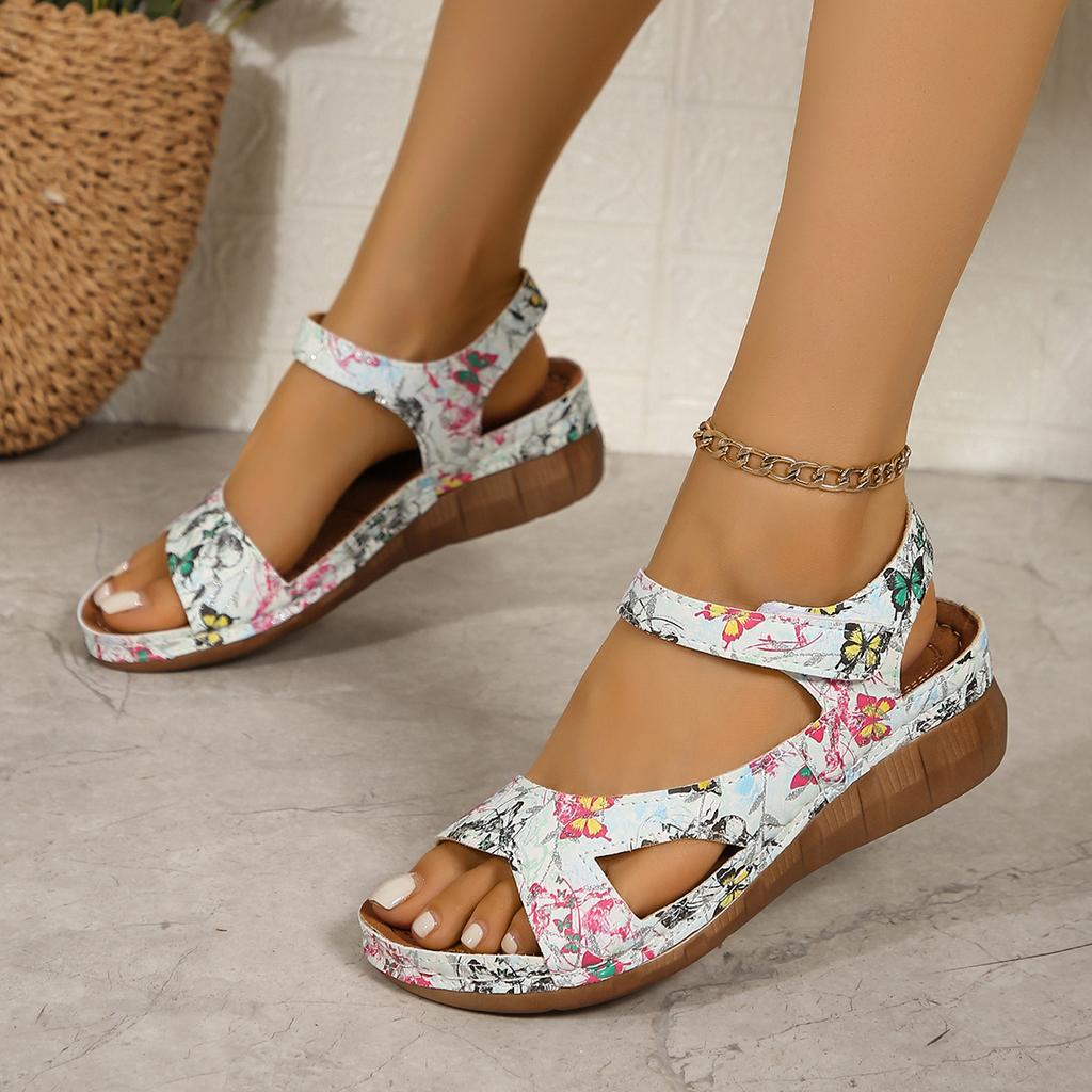 Summer Women Shoes Sandals Elegant Walking Shoes Beach Ladies Shoes Wedge Women's Sandals Non-Slip Footwear Sandal Women Female