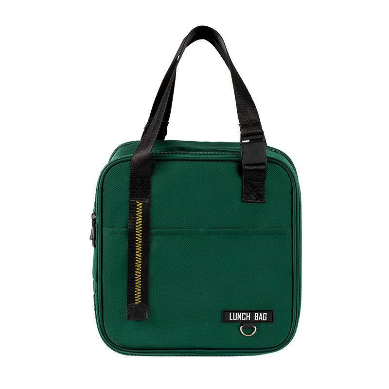 Thermal Lunch Box Bag Large Capacity Picnic Pouch Zipper Food Carrier Tote Bento Storage Bag Container for Women Cooler Handbags