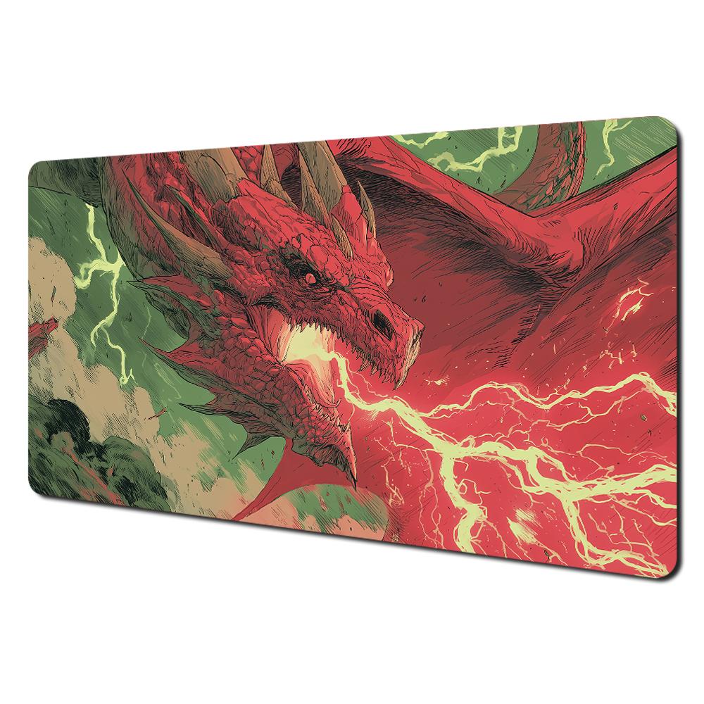 Fantasy Universe Starry Dragon gaming Mouse Pad Desk Mat Stitched Edge Durable NonSlip Gaming pad office rug Computer mousepads