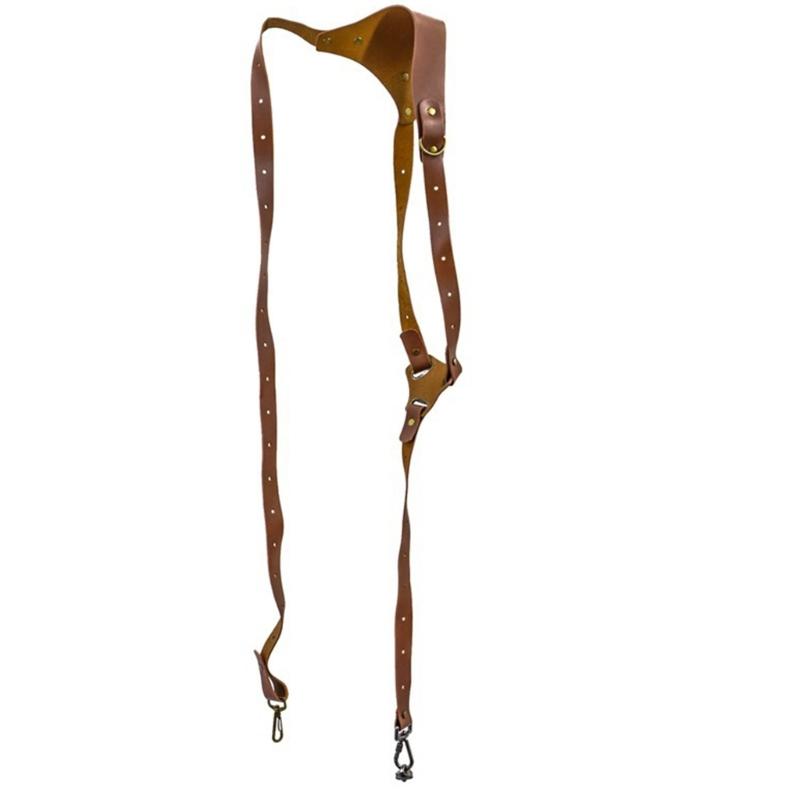 Leather Shoulder Strap for Camera Harness Strap Double Camera  Double Camera Holder for a Perfect Fit Suspenders