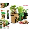 Durable And Reusable 5/7/10 Gallon Vegetable Grow Bags With Convenient Carry Handles
