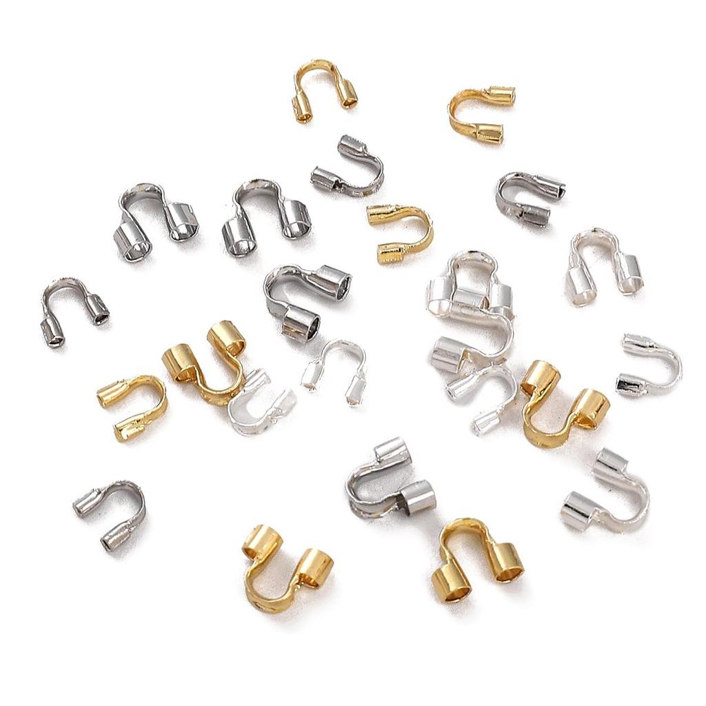 10/50 szt. Miedziana klamra w kształcie litery U do tworzenia biżuterii DIY akcesoria rzemieślnicze